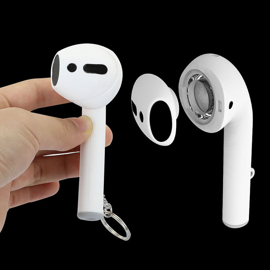 4" Earphone Airpod Silicone Keychain Pipe 1pc