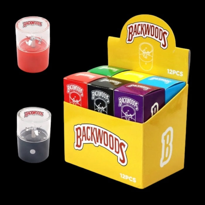 Backwoods Mixed Colored Electric Grinder Black, Blue, Red, Yellow, Purple, Green