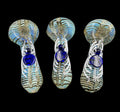 5" 130Gr. Spider Tube Cut Design Insect Glass Pipe 1pc
