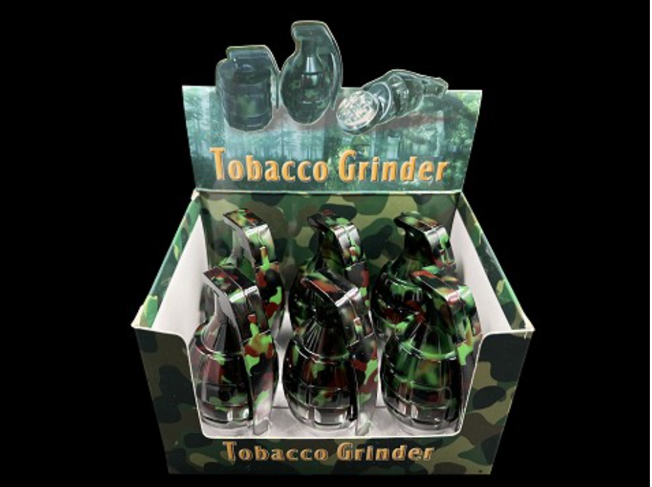 52mm 3 Part Colored Metal Grenade Grinder
