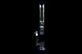 20" 1065Gr. Inside Arm Perc Blue Glass Water Pipe W/ Bowl